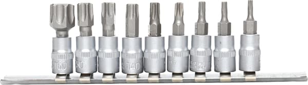 1/4" hylsysarja, 9 osaa. KD10241