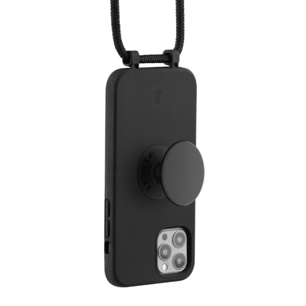 Just Elegance PopGrip-skal till iPhone 12 Pro Max Svart