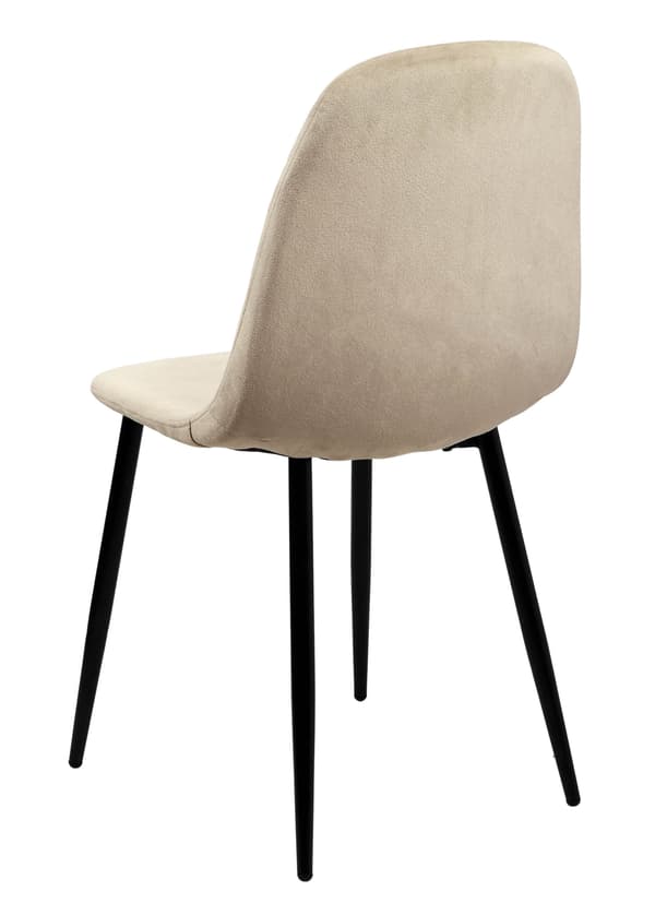 Orlando Velvet beige fløjlsstol