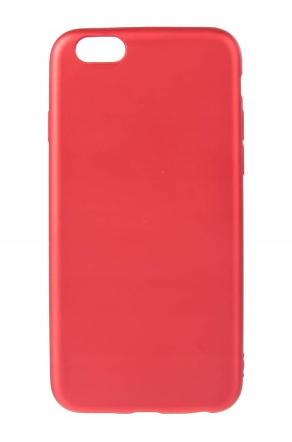 Punainen suojaava silikonikuori iPhone 6:lle