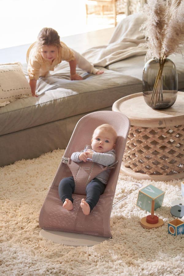BABYBJÖRN - BLISS MESH studsare - Mörkrosa