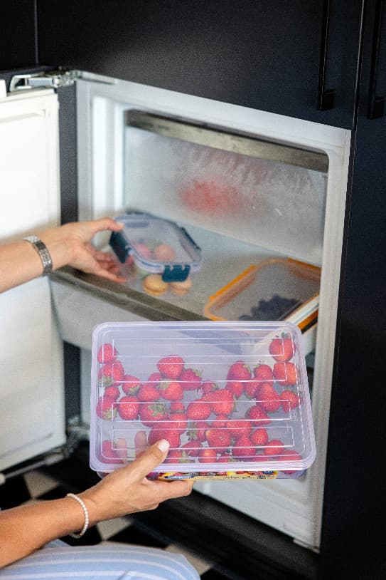 FRYS REKTANGULÄR PLASTFRYSBÄCKARE 2,4 L