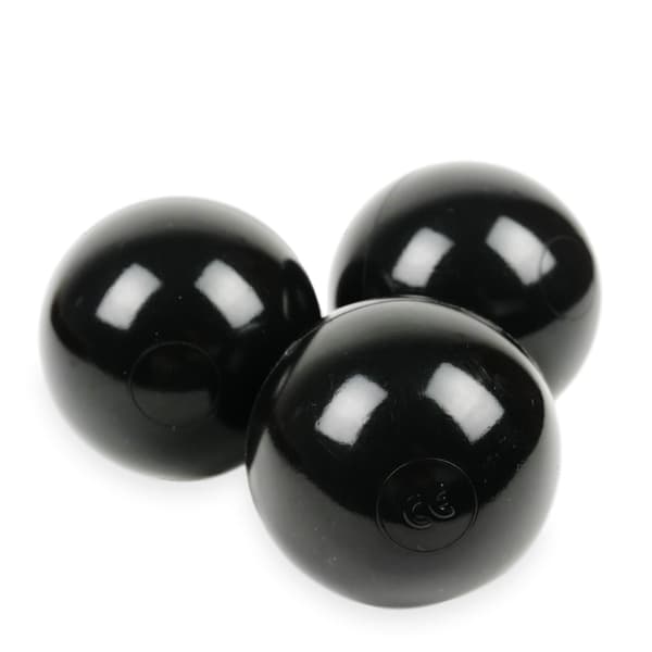 Legebolde ø7cm 100 stk sorte