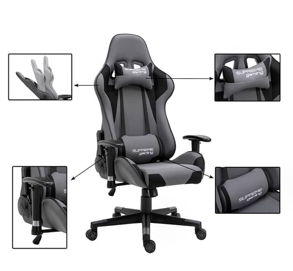 Silla gaming EXTREME PlayMaker grå/svart
