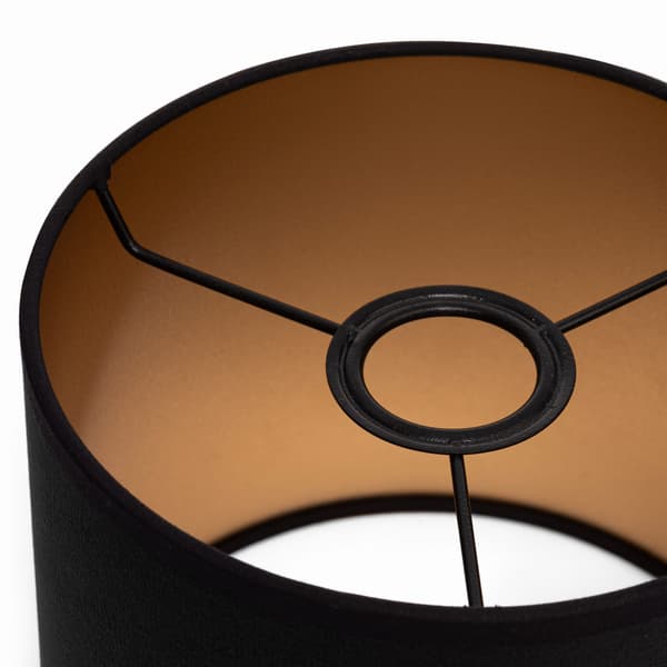 Tornado ASBG lampe, sort og guld fløjl