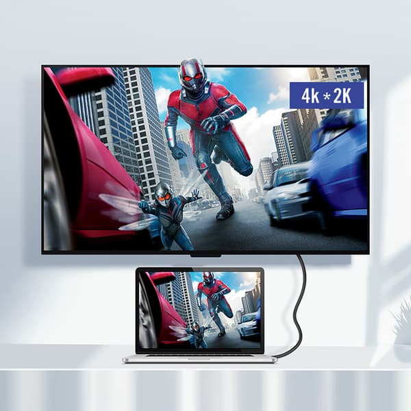 USB-C 3.1 - USB-C 3.1 1,5m kabel - grå
