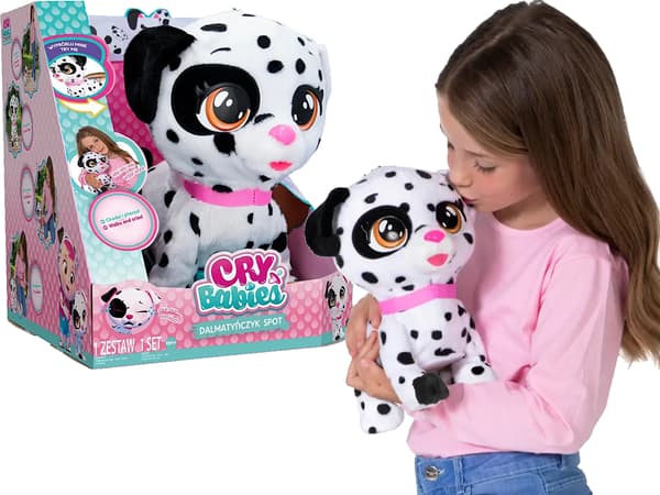 Epee CRY babies interaktiv dalmatisk hunde-spotmaskot går og græder