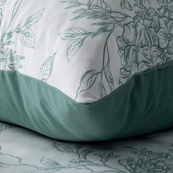Spring/85 bäddset, hortensia mint, 220x200 cm, satin