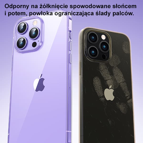 USAMS iPhone 14 Pro Maxin pääkotelo, läpinäkyvä