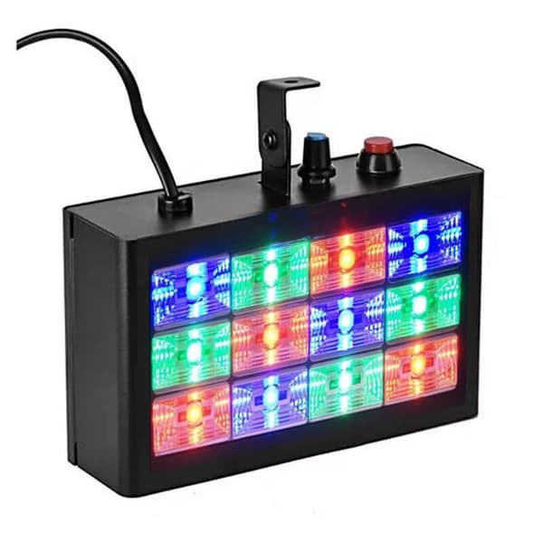 LIGHT4ME Strobe Panel stroboskop RGB diskoteksbelysning blinder lyseffekt LED