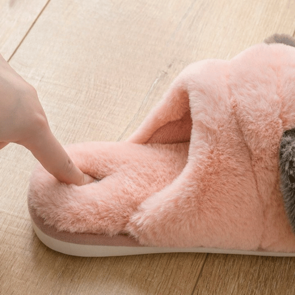 Lemi Gula Damtofflor med Hund 40/41