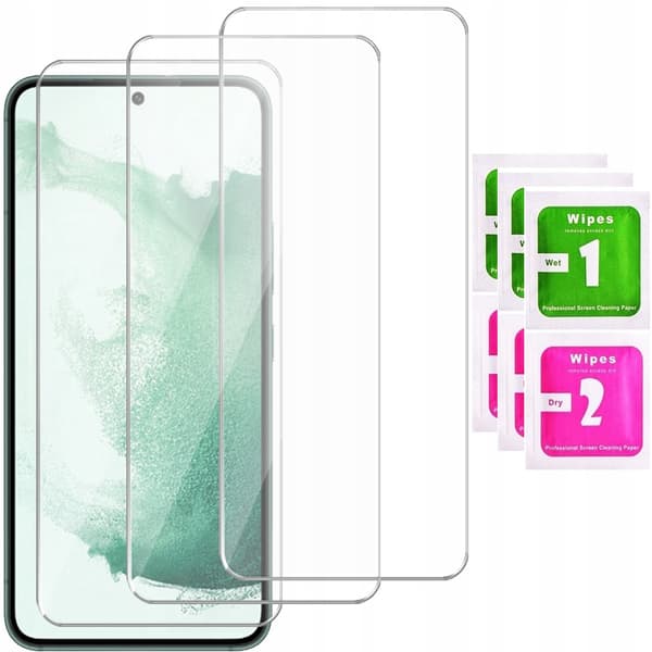 3x Härdat glas för Samsung Galaxy S22 Plus | 3-pack