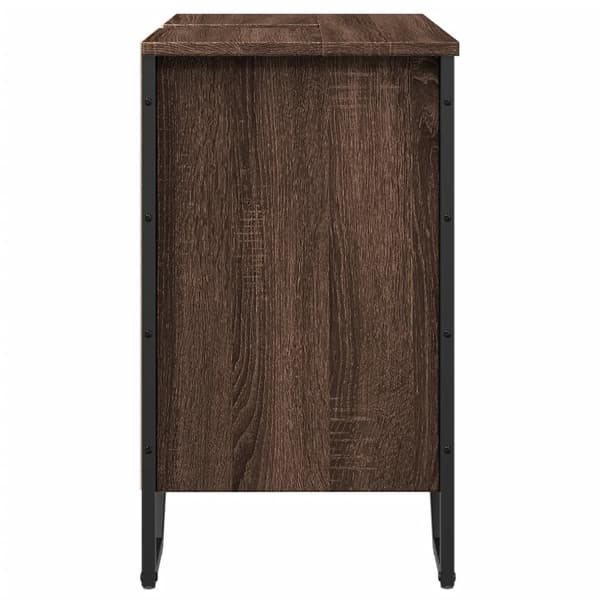 vidaXL håndvaskskab brun eg 60x35x60 cm