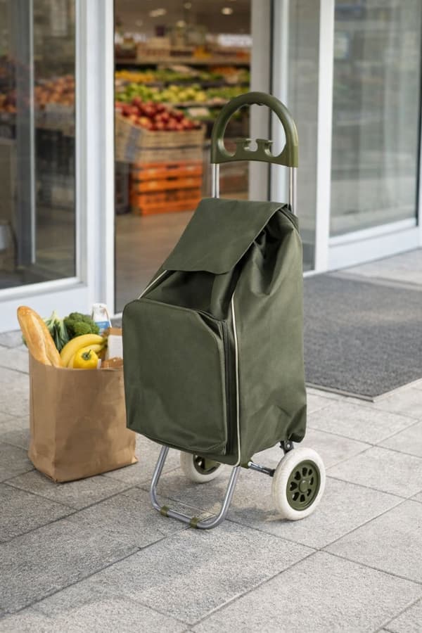 Hopfällbar resevagn 40L