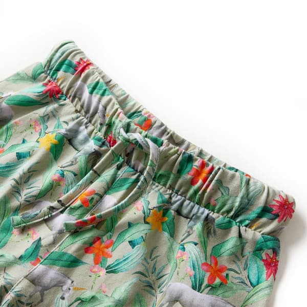 Børneshorts med snøre, lys khaki, 116