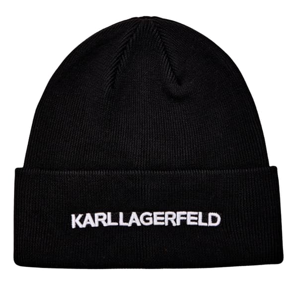 Karl Lagerfeld vinterhue med broderi