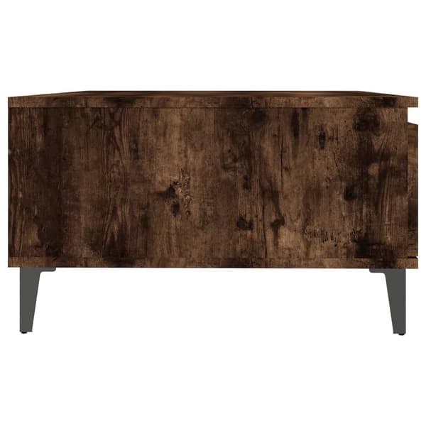 vidaXL sofabord røget eg 90x60x35 cm