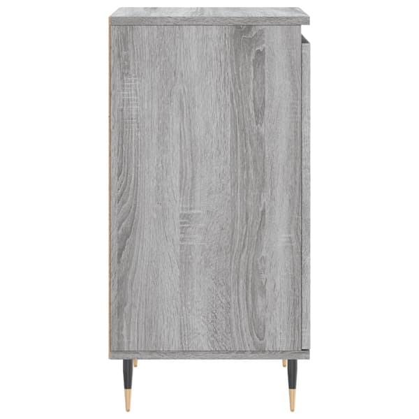vidaXL kommode, grå Sonoma-eg, 40x35x70 cm, træbaseret materiale