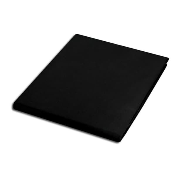 Bomuldslagner 200x220 satin, 100% bomuld, sort