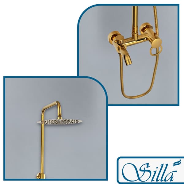 DUSCHSET YTMONTERING S-1191G GULD