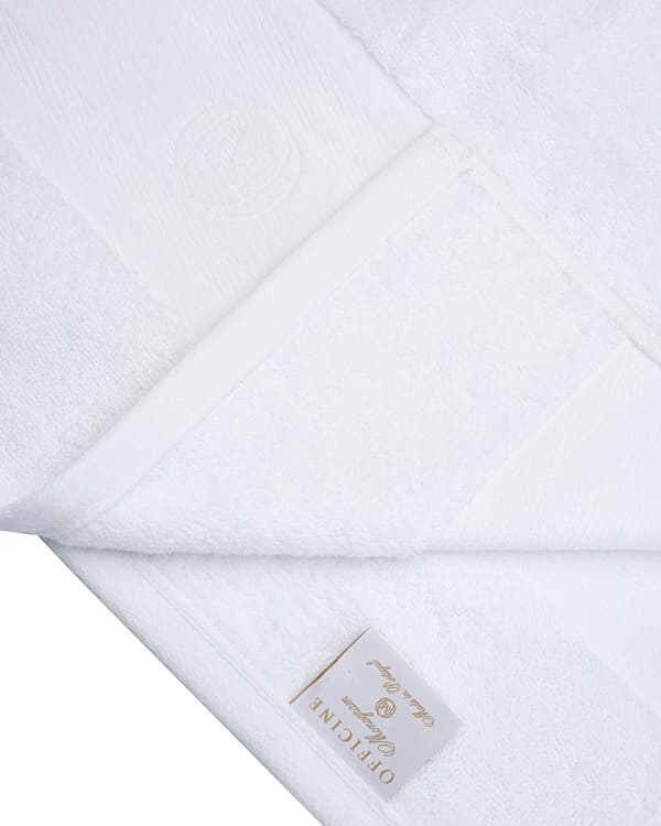 Monogram Linea Badhandduk 100x160cm Vit / Officine Monogram