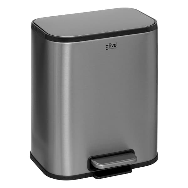 Enkeltkammer-affaldsbeholder 5L Gris