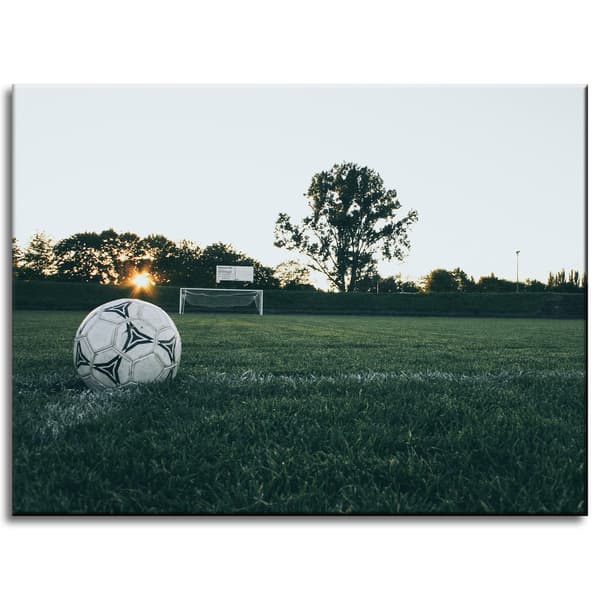 Lærredstryk Ungdomsfodbold 40x30 cm