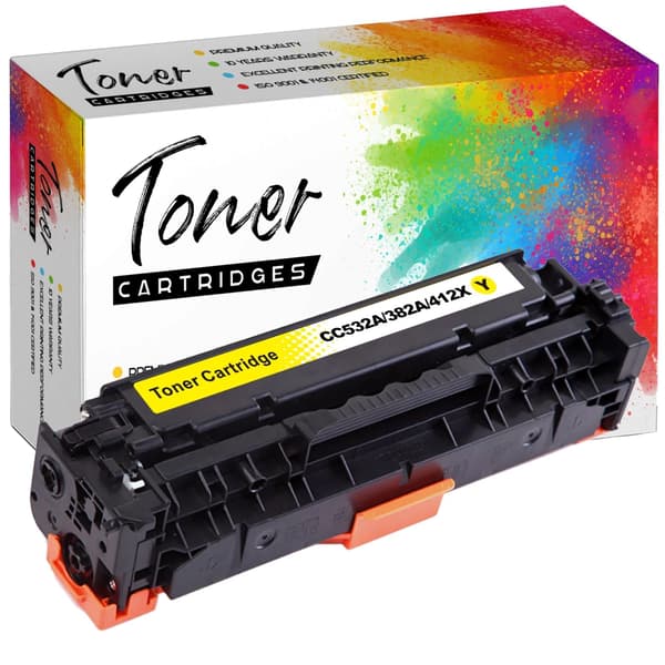 Toner til HP CC532A/CE412X/CF382X Gul GP