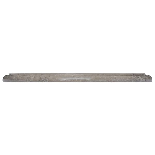 vidaXL bordplade grå Ø40 x 2,5 cm marmor