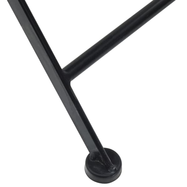 vidaXL foldbare bistrostole, sæt med 2, blå og hvid, keramik