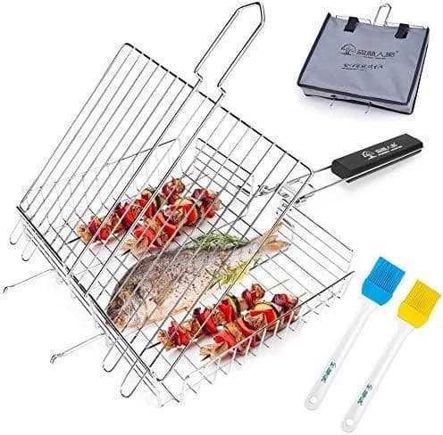 Grillkorg för grönsaker, fisk och kött