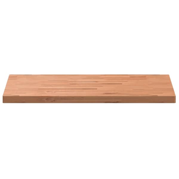 vidaXL bordplade 100x60x4 cm rektangulær massiv bøgetræ