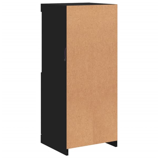 vidaXL LED-skab sort 41x37x100 cm