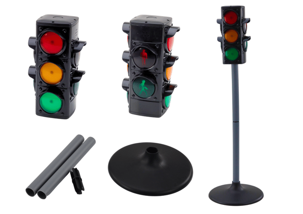 Polisens pedagogiska set Trafiksignal 10 delar