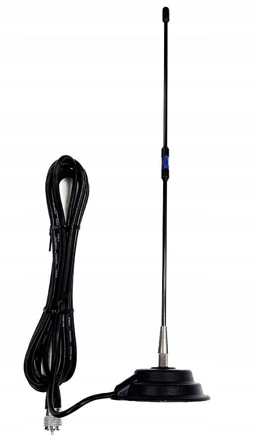 Sonar Delta 877 45 cm 10 W magnetisk CB-antenne, 4 m kabel, PL-259