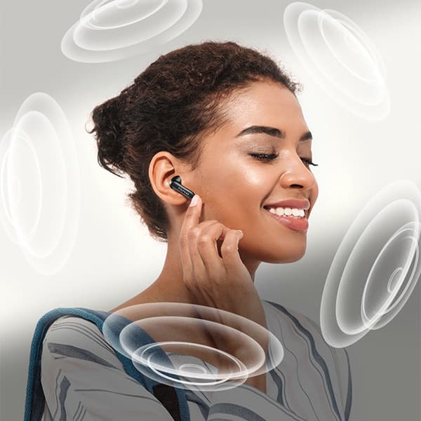 AWEI Bluetooth 5.4 TP97 TWS hörlurar + dockningsstation svarta