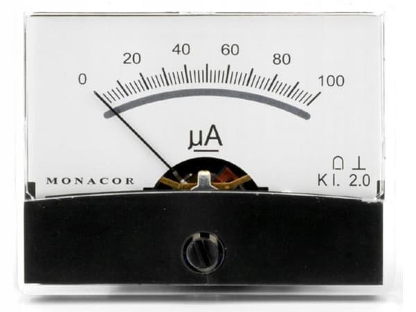 Monacor PM-2/100UA - Bevægelige spolemålere