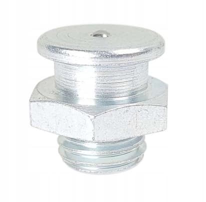 Smørenippel med fladt hoved M10x1.5(16)