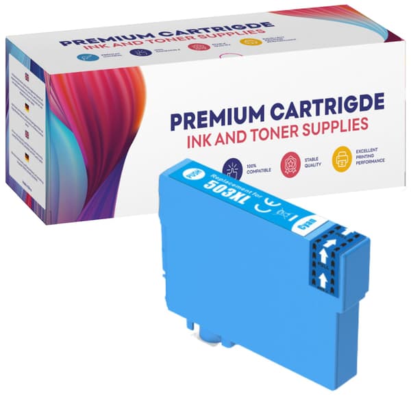 Epson GP-E503XL C cyan - kompatibel blæk