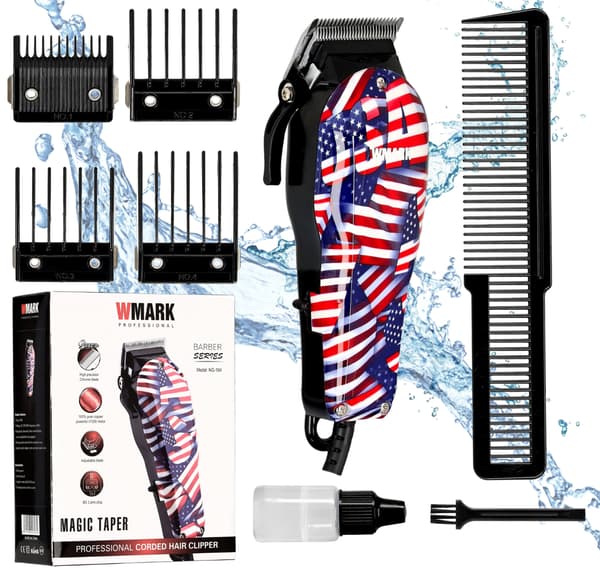 Barber hårklippare vass rakapparat