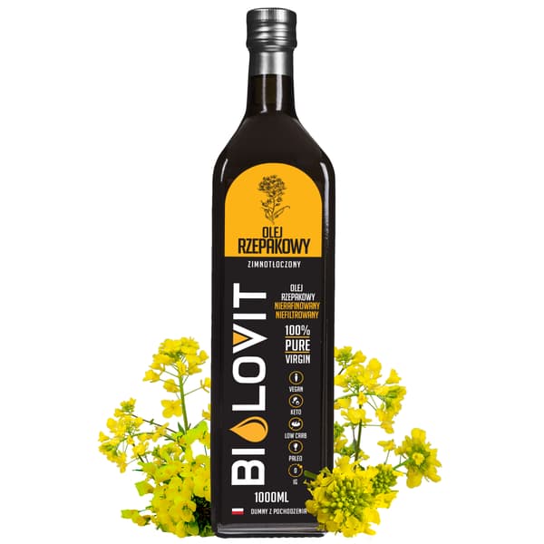 Bilovit - Kallpressad rapsolja - 1000 ml