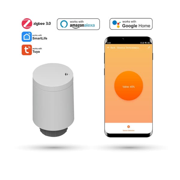 Zigbee Tuya -jäähdyttimen pää