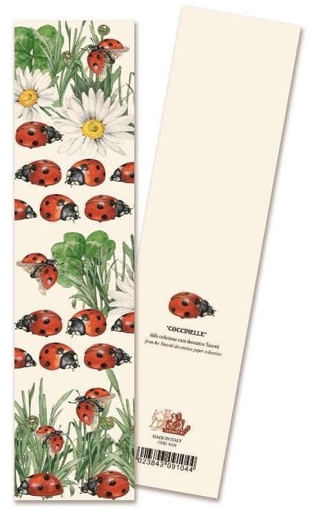 Coccinelle bogmærke, pakke med 2
