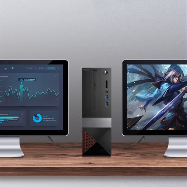 HDMI 8K 60Hz 2m flexibel flätad kabel - svart