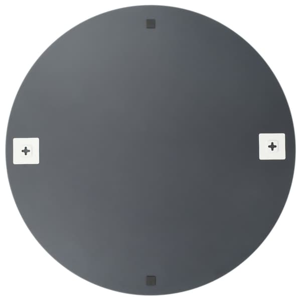 vidaXL vægspejle, 2 stk., 50 cm, runde, glas