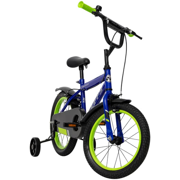 Huffy Pro Thunder 16-tuumainen lastenpyörä sinivihreä