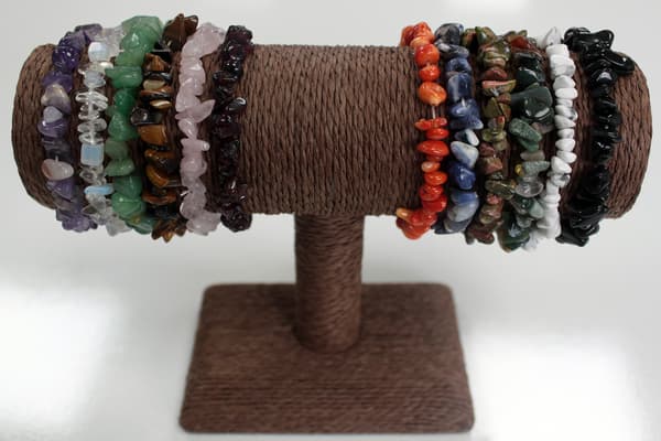 Armband med naturstenar - indisk agat