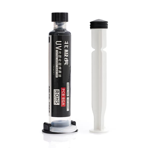 Gul loddemaske 10ml Sort loddemaske 10ml sæt