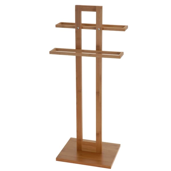 Håndklædestativ i bambus, 85 cm
