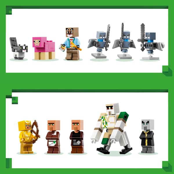 LEGO Minecraft Landsbyraid Sæt 607 dele (21596)